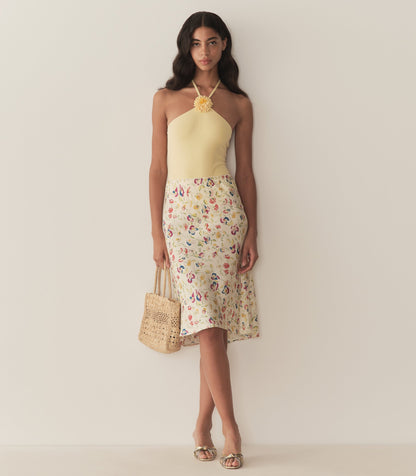 ELOWETTE SKIRT -- WINDSWEPT BLOOMS