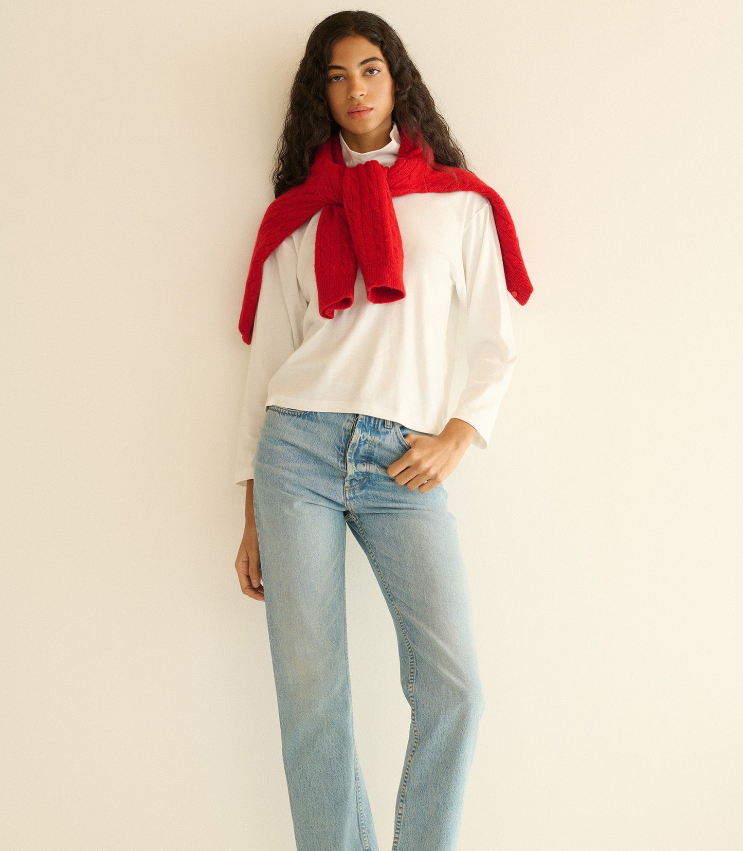 HAWTHORN TURTLENECK -- SALT