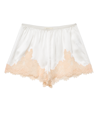 IONA SHORT -- SALT AND PEACH LACE