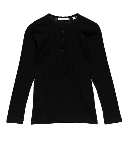 PAOLA TEE -- BLACK QUELLE JOLIE POINTELLE
