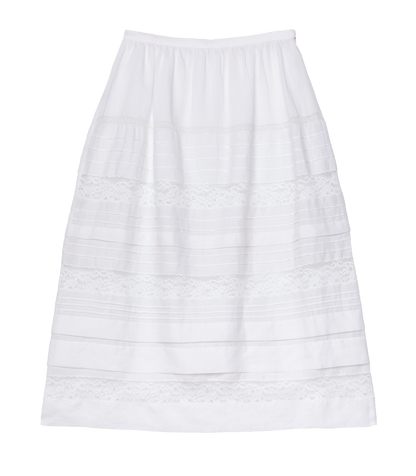 SIDRA SKIRT -- SALT